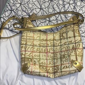 Leather Used Coach Poppy Bag